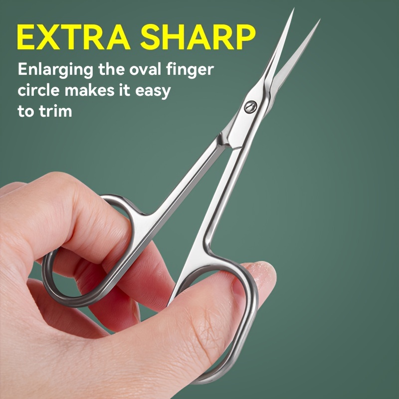 Nail Extension Form - Dead Skin Remover Stainless Steel Curved