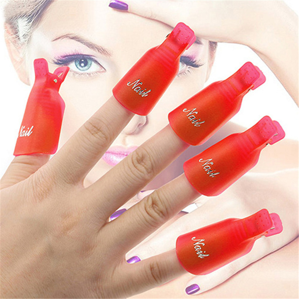 Nail Art Gel Polish - 10 pieces Nail Art Soak off
