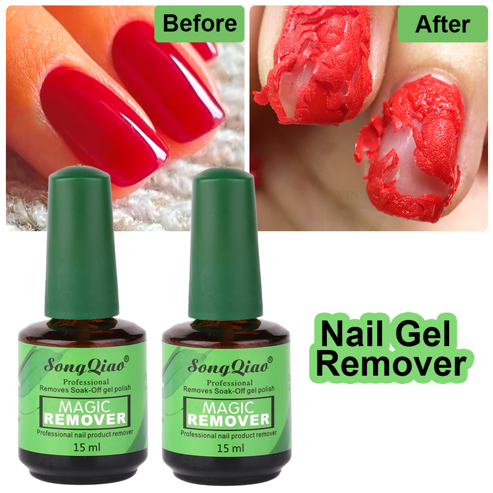Nail Art Gel Polish - 1/2/3pcs 15ml Nail Remover Burst Gel
