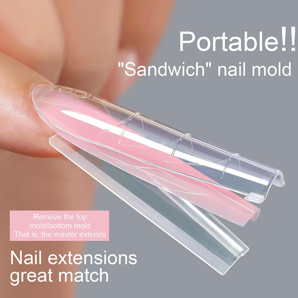 256PCS Sandwich Dual Nail Form – Nail Extension Form Bewertung und Preis