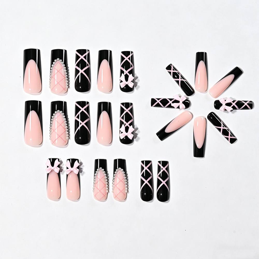 1Box Black Pink Ombre French P – Nail Art Ombre Pink Bewertung und Preis