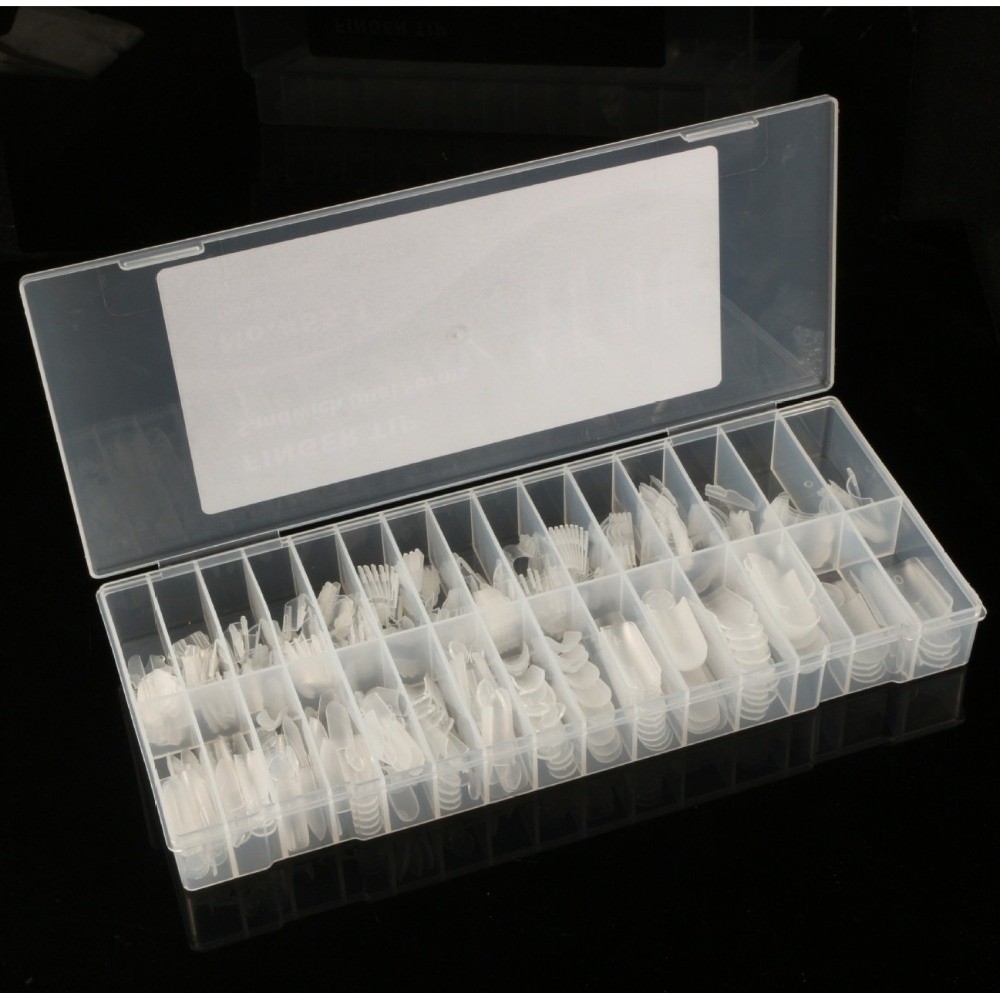 280pcs 14 Sizes Sandwich Dual  – Nail Extension Form Bewertung und Preis