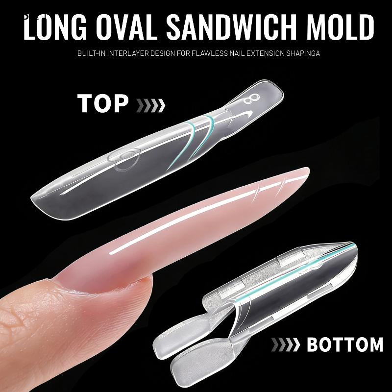 〔YS1〕Sandwich Dual Nail Forms  – Nail Extension Form Bewertung und Preis