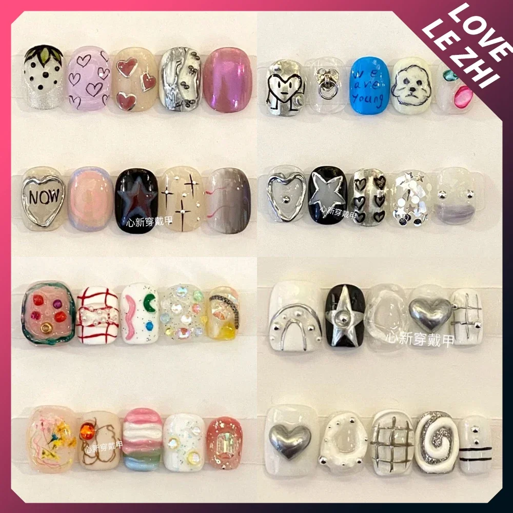 10Pcs Diy Creativity Funny Mas – Nail Art Love Bewertung und Preis