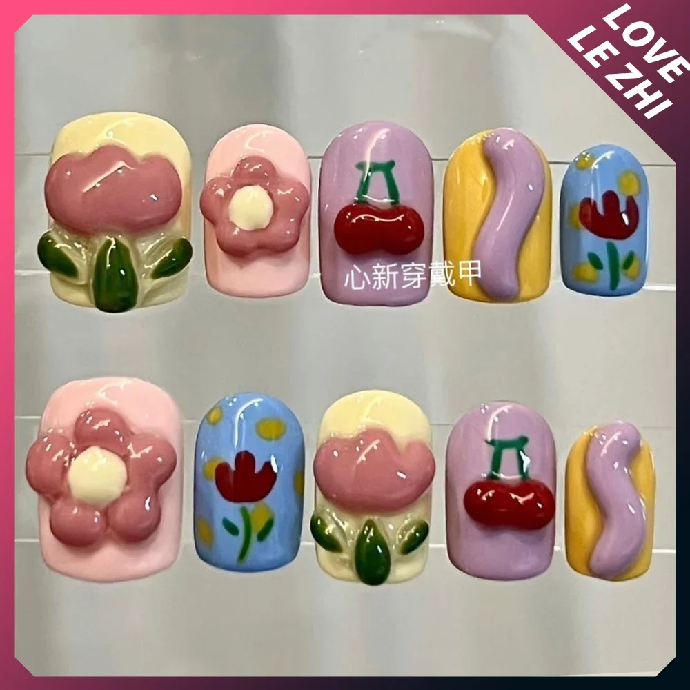 10Pcs Diy Creativity Funny Mas – Nail Art Love Bewertung und Preis