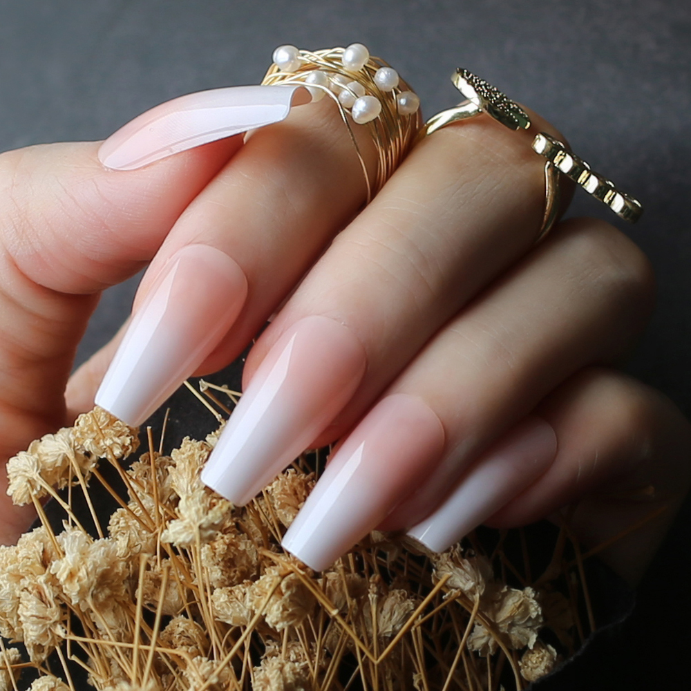 DIY Salon Art Stiletto glossy  – Nail Art Ombre Pink Bewertung und Preis