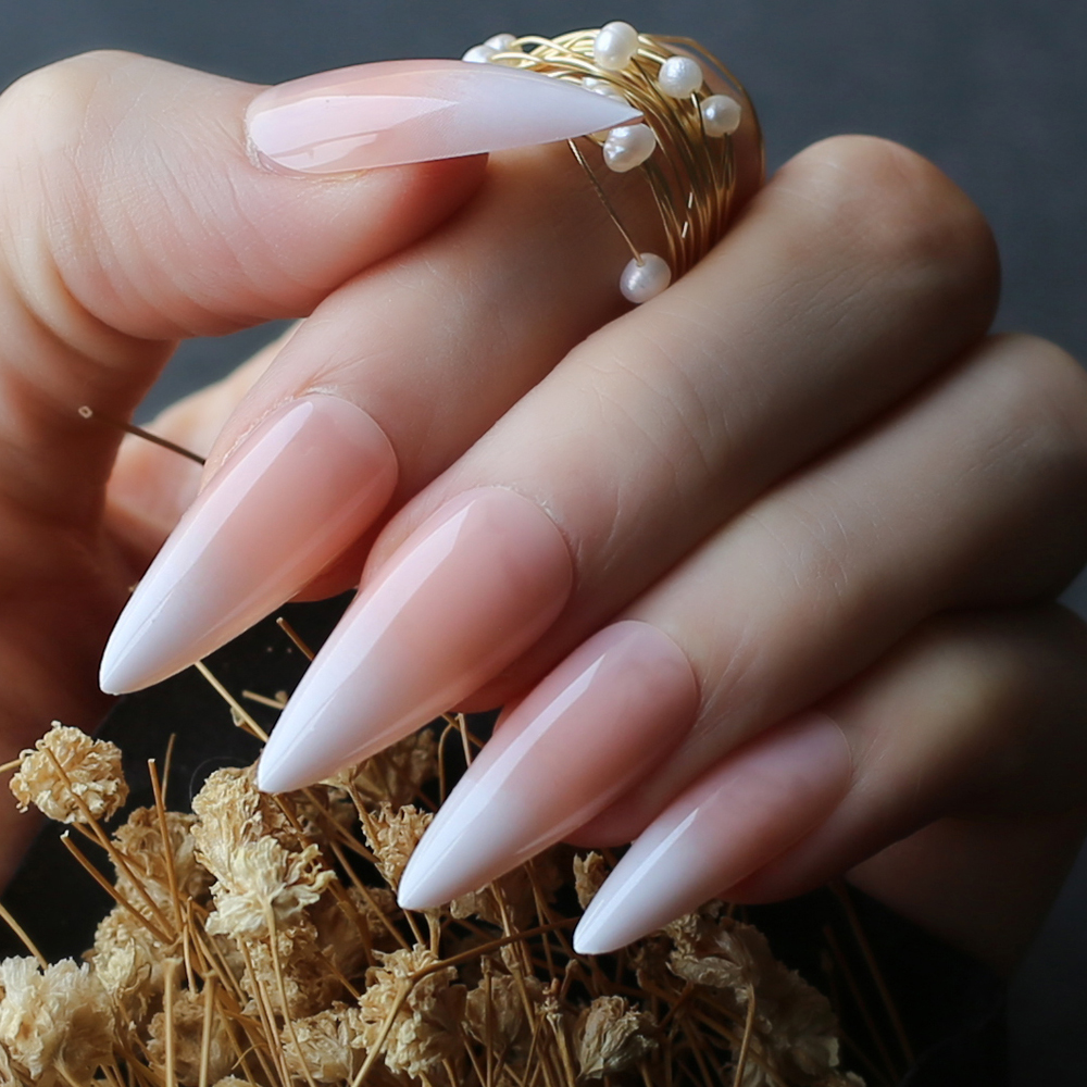 DIY Salon Art Stiletto glossy  – Nail Art Ombre Pink Bewertung und Preis