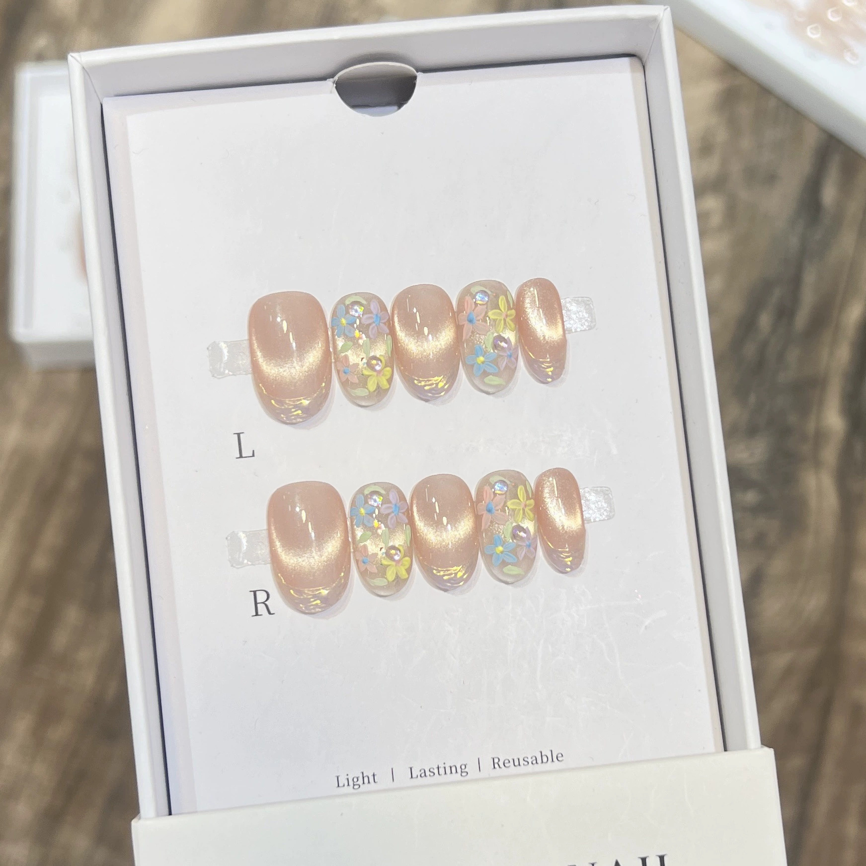 10Pcs Short Oval Pink 3D Bow F – Nail Art Love Bewertung und Preis
