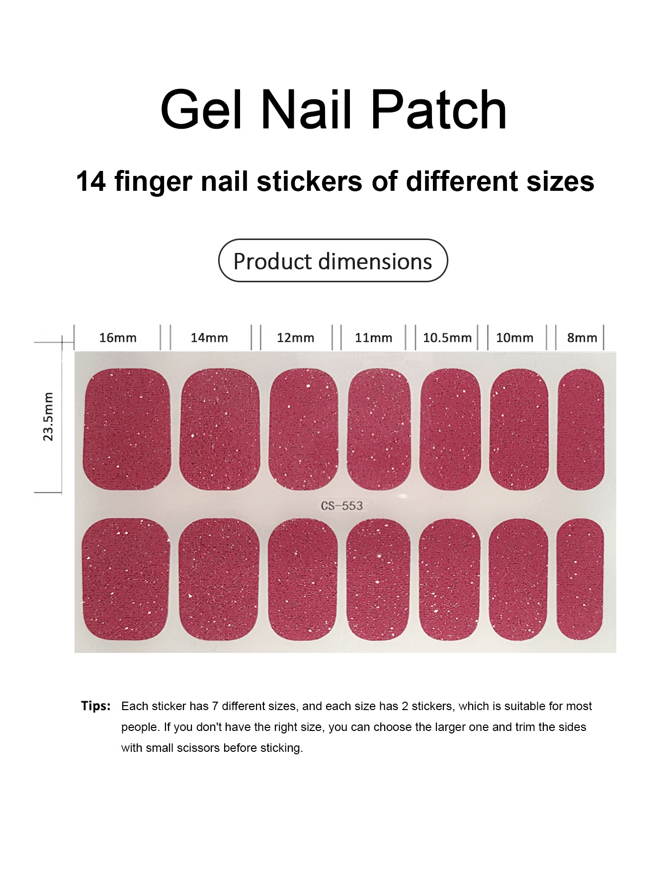 Coral Pink Nail Stickers, Wate – Nail Art Ombre Pink Bewertung und Preis