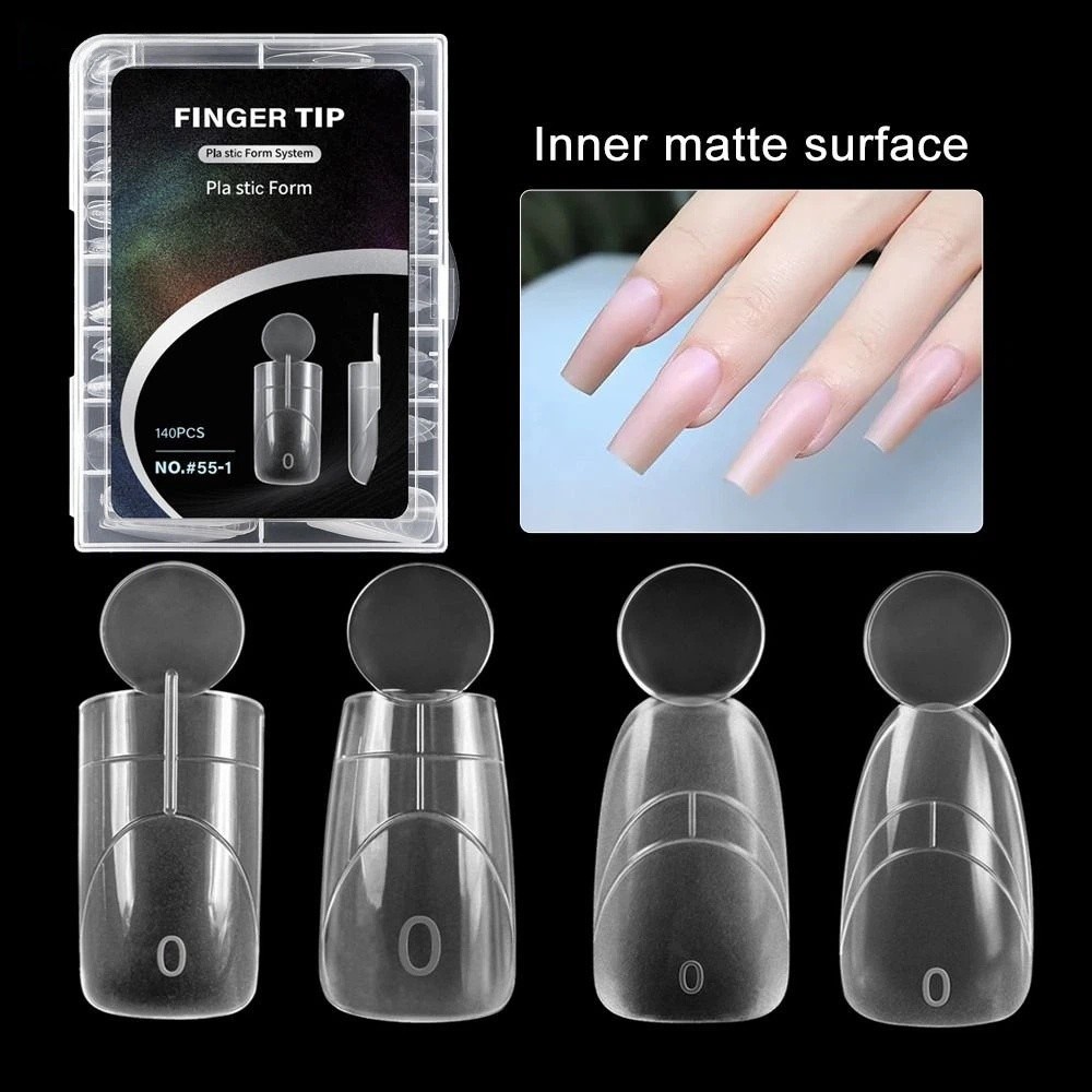 140PCS Matte Surface French Na – Nail Extension Form Bewertung und Preis