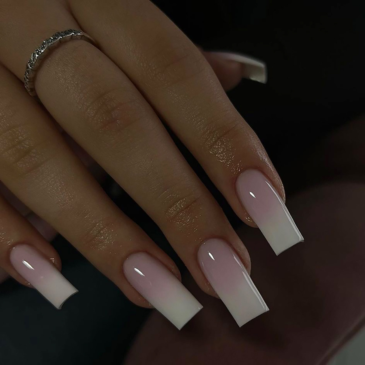 24pcs Pink Ombre Long Square P – Nail Art Ombre Pink Bewertung und Preis