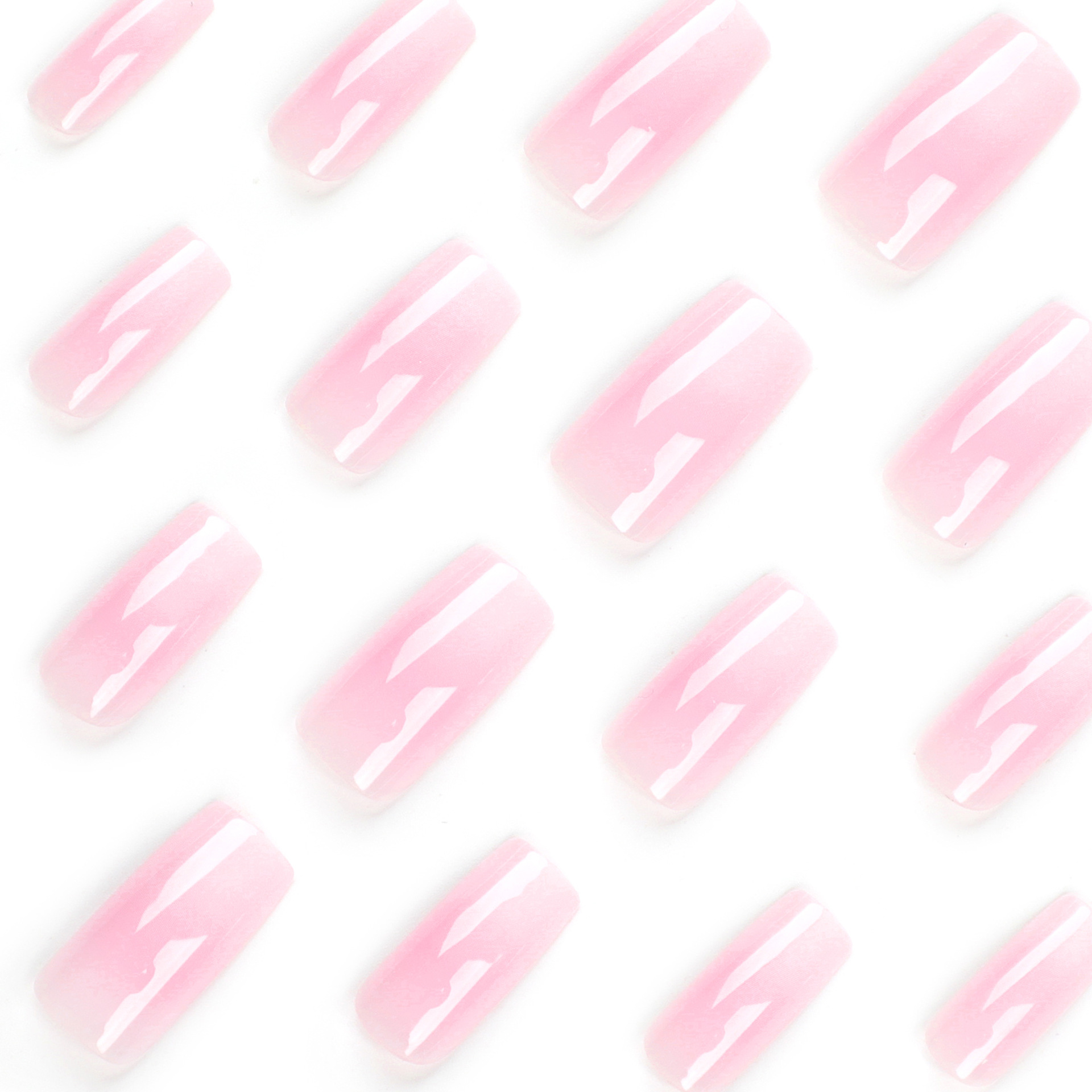 24pcs Pink Ombre Long Square P – Nail Art Ombre Pink Bewertung und Preis