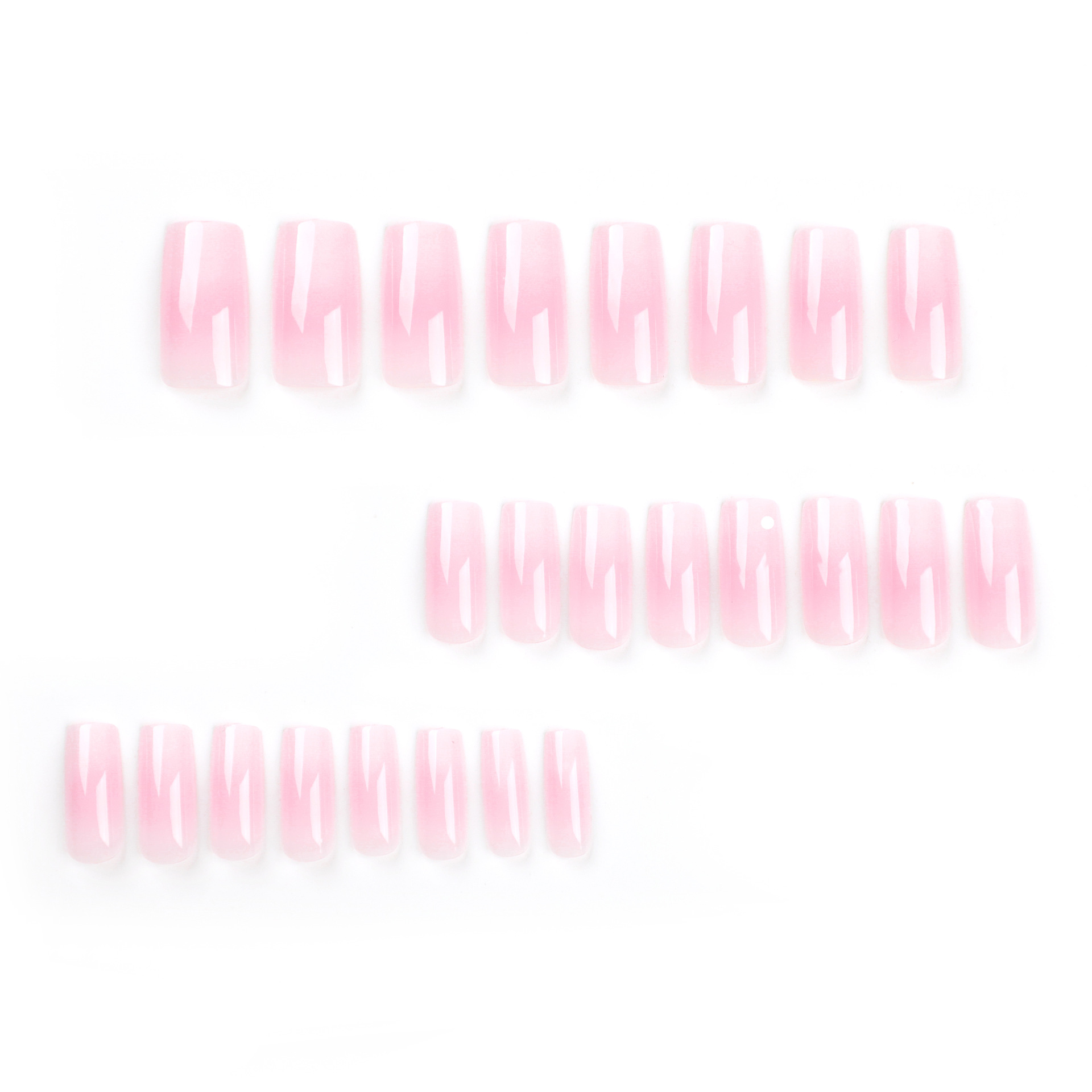 24pcs Pink Ombre Long Square P – Nail Art Ombre Pink Bewertung und Preis