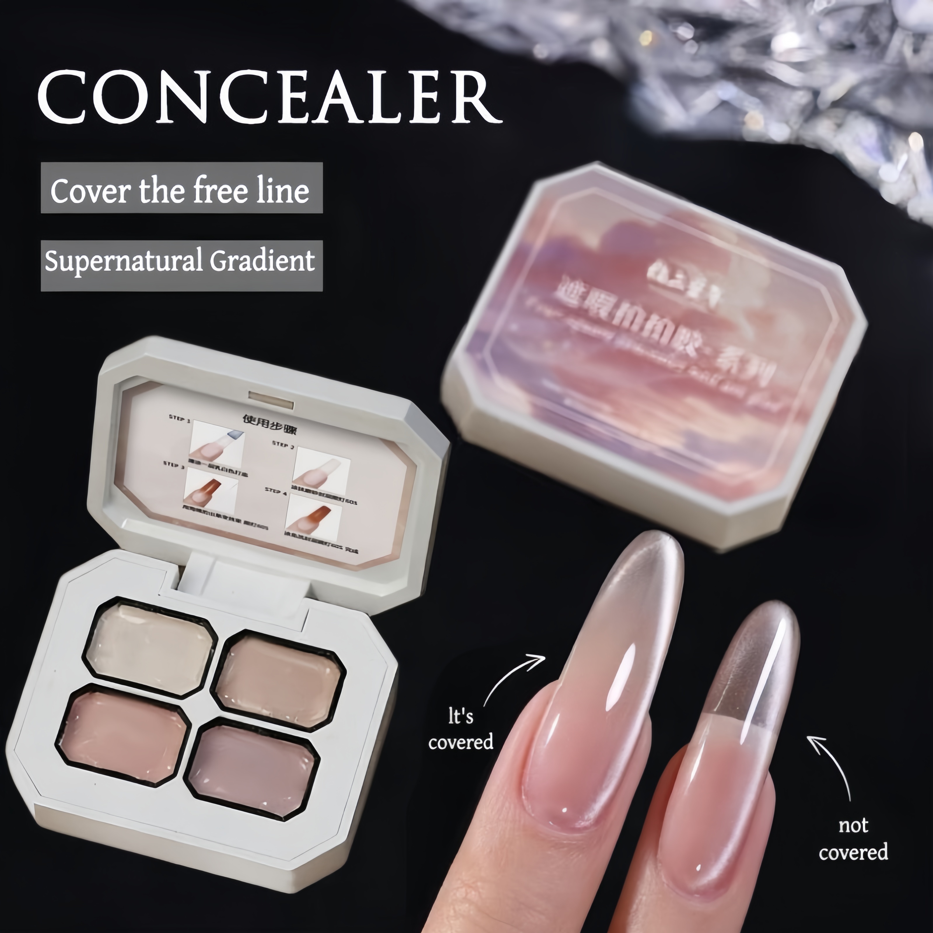4 Colors concealer polular nud – Nail Art Gel Polish Bewertung und Preis