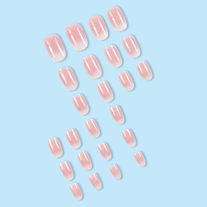 24Pcs Oval Short Pink Press on – Nail Art Ombre Pink Bewertung und Preis