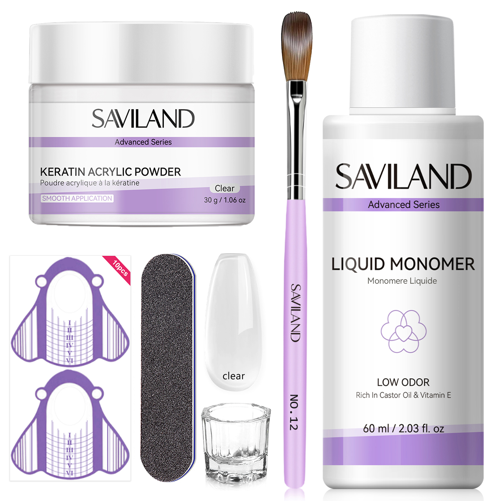 SAVILAND Acrylic Nail Kit for  – Nail Extension Form Bewertung und Preis