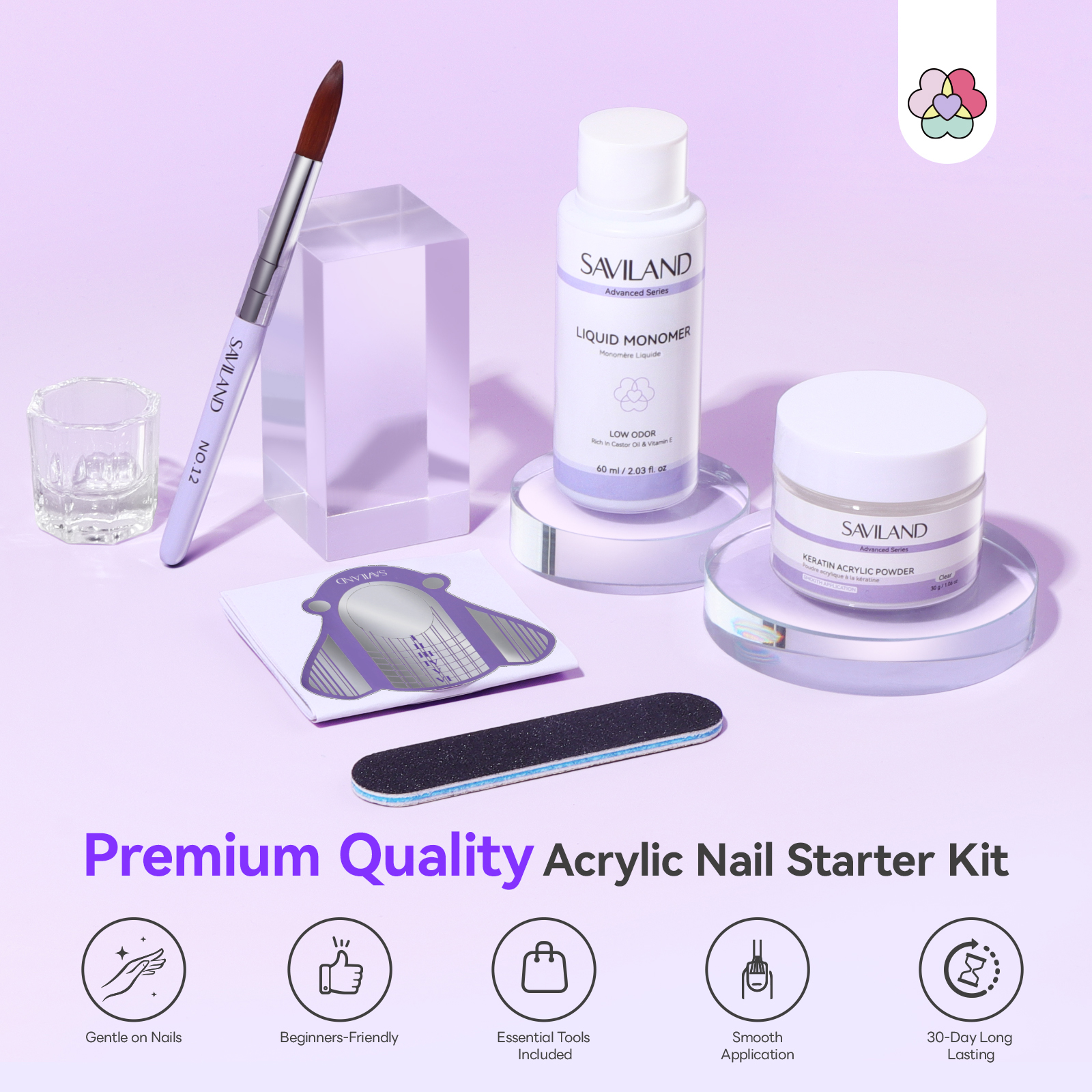 SAVILAND Acrylic Nail Kit for  – Nail Extension Form Bewertung und Preis