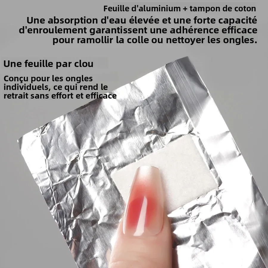 100Pcs Bag Aluminium Foil Nail – Nail Art Gel Polish Bewertung und Preis