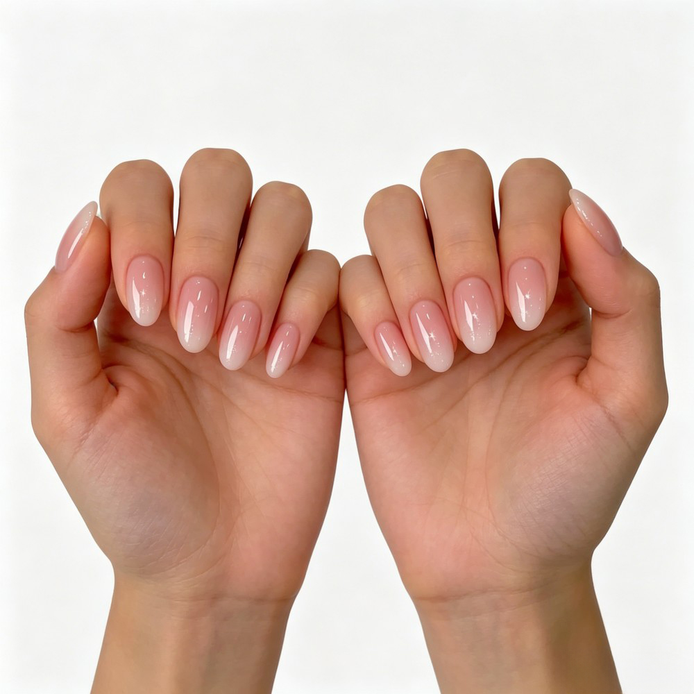 24Pcs Nails Simple Ombre Sprin – Nail Art Ombre Pink Bewertung und Preis