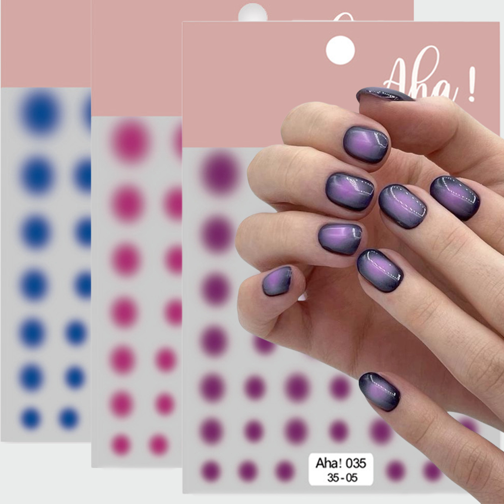 1Pc Pink Ombre Round Gradient  – Nail Art Ombre Pink Bewertung und Preis