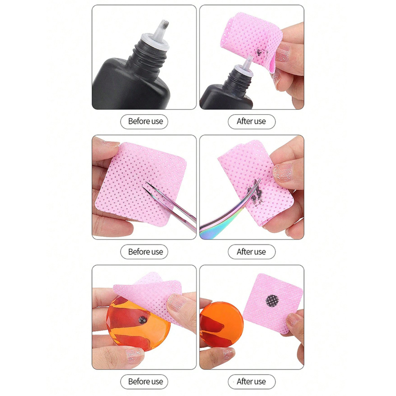 Lint Free Wipes Cleaning Tool  – Nail Art Gel Polish Bewertung und Preis