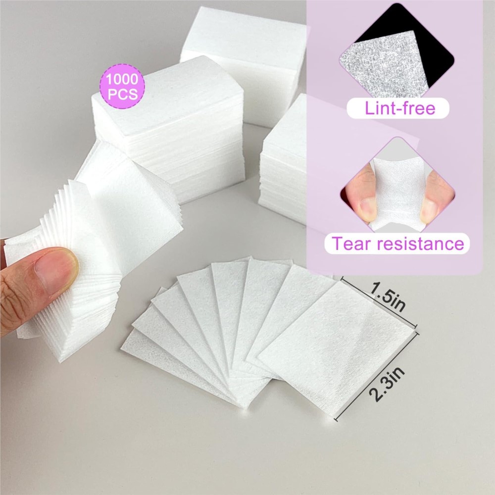 1000Pcs Lint Free Nail Wipes G – Nail Art Gel Polish Bewertung und Preis