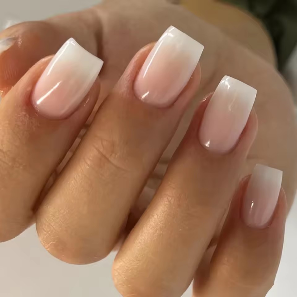 Short Pink Press on Nails Simp – Nail Art Ombre Pink Bewertung und Preis