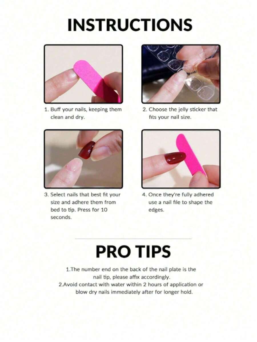 French Pink Square Nail Sticke – Nail Art Ombre Pink Bewertung und Preis