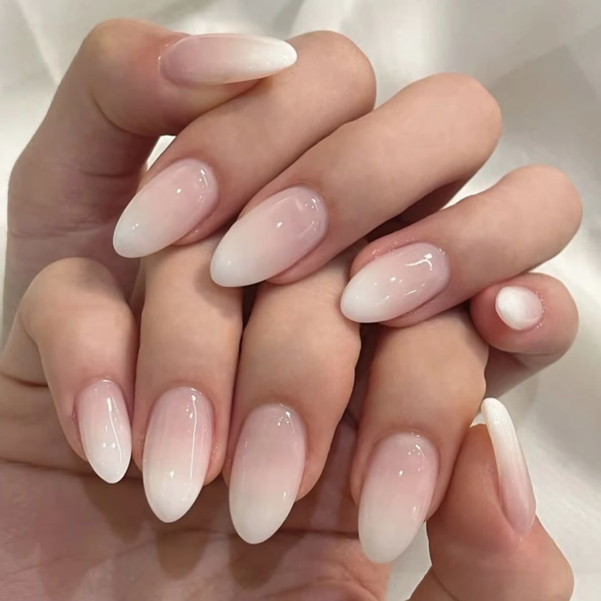 24pcs Gradient Pink White Pres – Nail Art Ombre Pink Bewertung und Preis