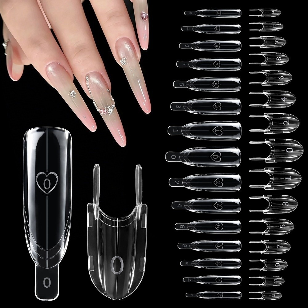120pcs Rocket Shape Sandwich D – Nail Extension Form Bewertung und Preis