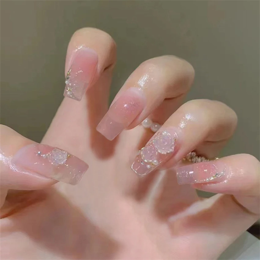 24Pcs/Set Fake Nails Art Bow P – Nail Art Love Bewertung und Preis