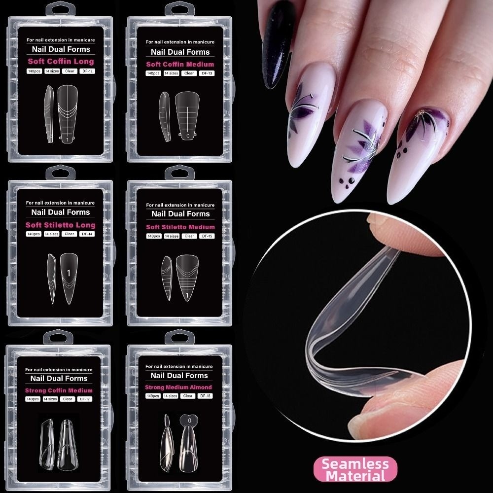 140PCS 14 Sizes French Nail Du – Nail Extension Form Bewertung und Preis