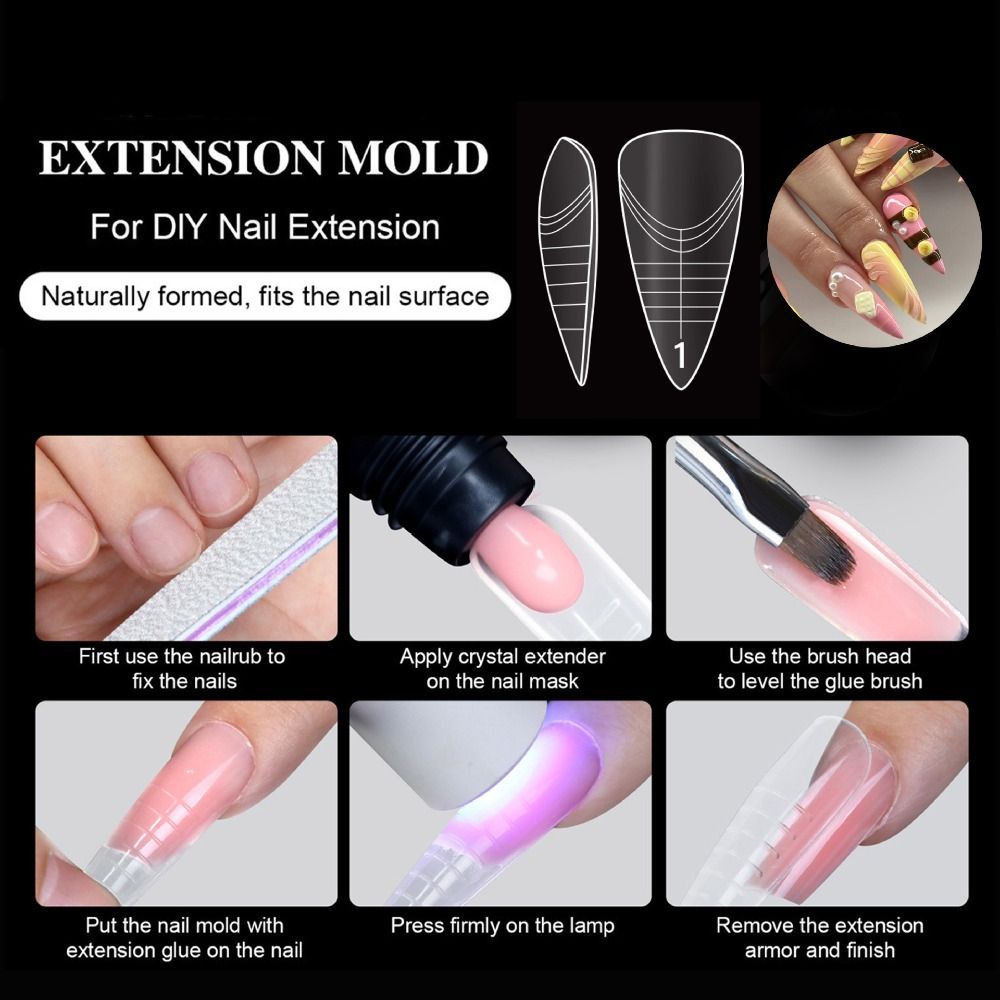 140PCS 14 Sizes French Nail Du – Nail Extension Form Bewertung und Preis