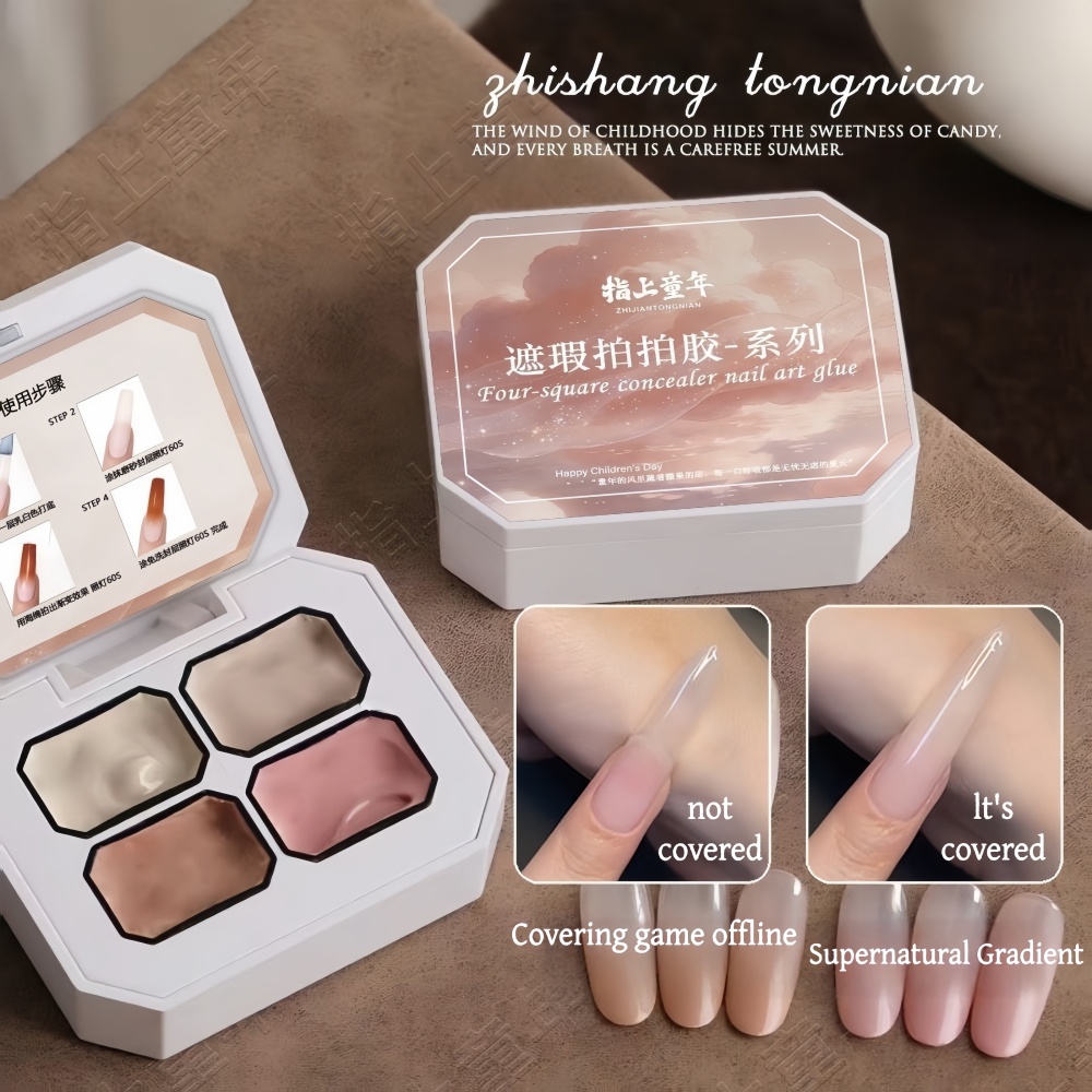 4 Colors Gradient pink ，nude P – Nail Art Gel Polish Bewertung und Preis