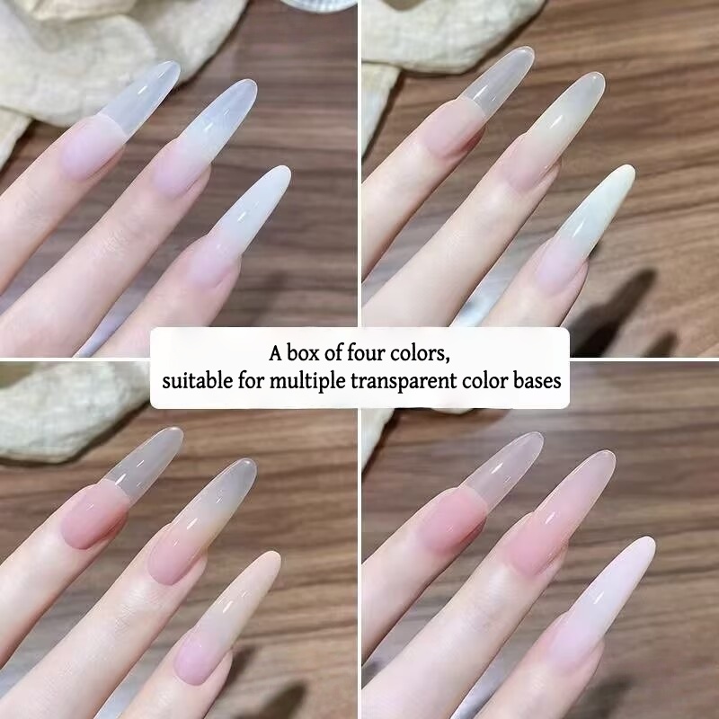 4 Colors Gradient pink ，nude P – Nail Art Gel Polish Bewertung und Preis